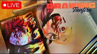 Can I Draw Mitsuri Perfectly? (Live) #anime #live #mitsuri #art #demonslayer #kny