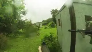 AIRSOFT IN A STORM! KWA KRISS VECTOR in the RAIN | CQB/OUTDOOR GAMEPLAY | D14 Airsoft 5/9/15
