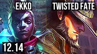 EKKO vs TF (MID) | 78% winrate, 10/2/7, Godlike | EUW Grandmaster | 12.14