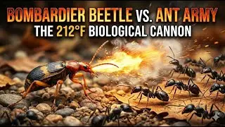 Bombardier Beetle vs. Ant Army: The 212&deg;F Biological Cannon