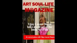 Vijay Laxmi Dogra talks about art at India Art Fair 2023