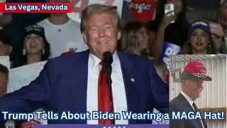 Trump Tells About Biden Wearing a MAGA Hat & Takes a Free Poll!