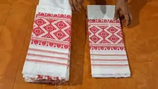 Assamese Traditional | MatiXalor Pokua Xutar Gamusa 1 |🙏|