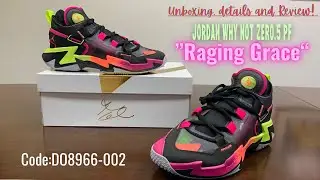 Jordan Why Not Zer0.5 PF &ldquo;Raging Grace&rdquo; | DO8966-002 #jordan #unboxing #details #review #shoes #nike