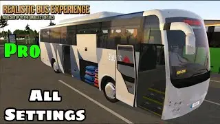 Bus Simulator Ultimate All Settings - Steering, driver's hand, cloud and everything kaise kare hindi