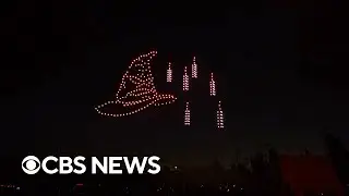 Artists use drones to create dazzling light shows