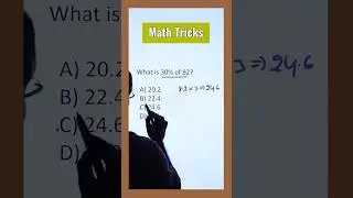 Math Trick | Simplifying Percentages #shorts #math #mathematics