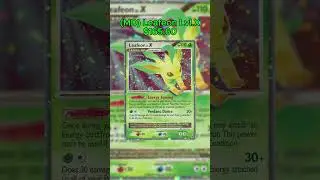 Pokemon Leafeon Card hits #pokemoncards #pokemon #leafeon #pokemonlist #pokemonscarletandviolet