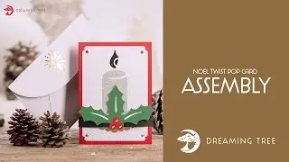 SVG File - Noel Twist Pop Card - Assembly Tutorial (For Cricut, Silhouette, and ScanNCut)