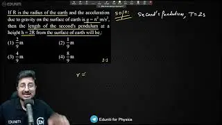 If R is the radius of the earth and the acceleration due to gravity on the surface of earth is g = &pi;