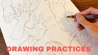 My Daily Drawing Exercises to Warmup/Practice