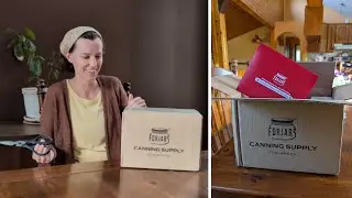 unboxing a package from FOR JARS canning supply! #ForJars #Homemaker #unboxingvideo