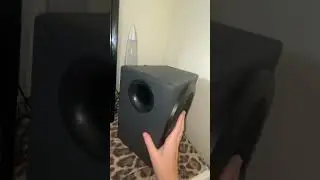 Logitech Z333 bass Test!