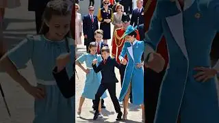 Louis&rsquo; fun dance makes the whole family join #royal #princelouis #princesscatherine #charlotte