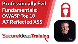 Professionally Evil Fundamentals: OWASP Top 10 A7 Reflected XSS
