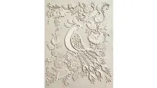 Persian Art and Relief Painting Step By Step For Beginners Part-01 || 3D Clay Art || Cone Work DIY