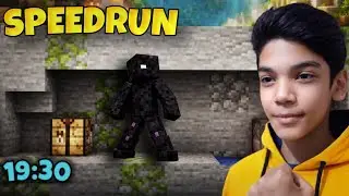 Fastest Minecraft Speedrun Ever? 😳 Hindi Gameplay