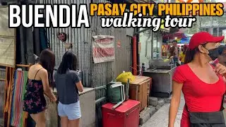 BUENDIA PASAY, PHILIPPINES-BUS TERMINALS and STREET SCENES [4k] walking tour