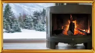 Can this Relaxing Crackling Fireplace Change Your Entire Mood? TV Art Corner |Framed TV Art No Music
