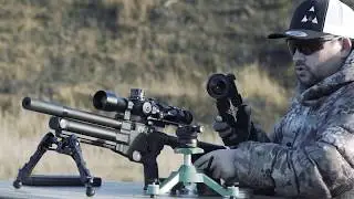 EVOL mini tiros a 79 metros #airgunsofarizona #americanairarms #kahles #EVOL