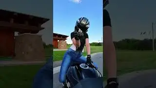 Biker girl work it challenge #shorts #dance #dancing #biker #bikergirl #fun  #moto #motorcycle #ride
