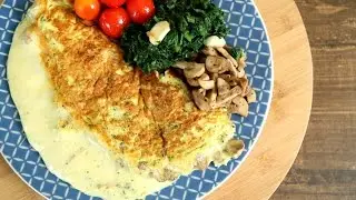 Mushroom And Cheese Omelette Recipe | Perfect Cheesy Omelette | The Bombay Chef - Varun Inamdar