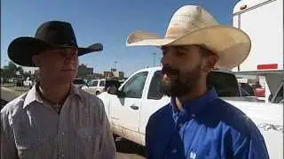 TEXAS TECH RANCH HORSE BOYS CATCH COW ON THE LOOSE