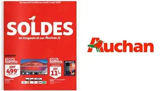 catalogue Auchan Soldes &eacute;t&eacute; 2020
