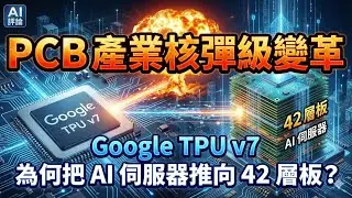 【AI 評論】PCB 產業核彈級變革：Google TPU v7 為何把 AI 伺服器推向 42 層板？