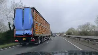 Driving from Bicester to Newbury, via A34. 40 miles road trip, can confirm Evri is working hard :)