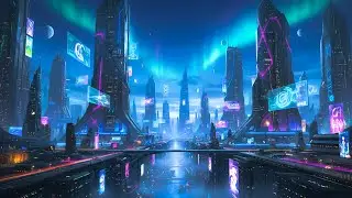 The Last City Beyond Earth &mdash; Dark Space Ambient & Alien Futuristic Journey | 4K