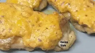 POLLO AL HORNO CON SALSA DE ALMENDRAS, RIQUISIMO Y MUY FACIL