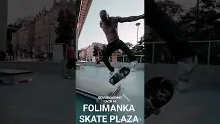 Skateboarding Over 40 - Folimanka Skate Plaza 🔥 #skateboarding #skate #shorts #skateshorts #over40