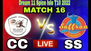 SS vs CC Live | spice isle t10 live | | Saffron Strikers vs Clove Challengers Live score