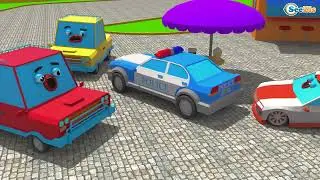 Bagger Kinderfilm - Der GELBE BAGGER Spielt - Super Sammlung - Cartoon f&uuml;r Kinder