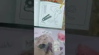 Lets colour the simple and cute book