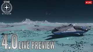 Im Buying a Nomad! Late Crew Shenanigans | Live Preview 4.0 - Star Citizen