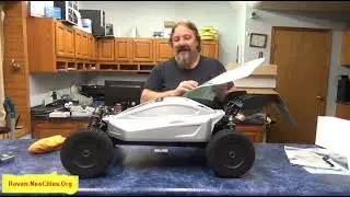 Rovan D5 Series Silver 1/5 Scale 4 Wheel Drive 36cc Gasoline Ready To Run Baja Buggy