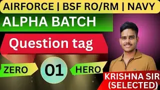 Question tag concept class 🔥| NDA| CDS | AFCAT | NAVY #english#defenceexam#thesoldiersguide