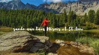 RANDO AUX LAC MIROIR ET LAC DE SAINT ANNE (CEILLAC) 1ere claque visuelle!🌲💦🌄 .