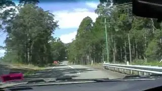 Eudlo Road at the speed limit (100kmh)