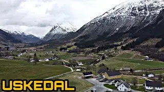 USKEDAL NORWAY |  VILLAGE IN A BEAUTIFUL VALLEY