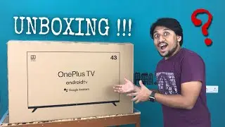 OnePlus TV 43 Inch Y Series Unboxing !!!!🔥🔥🔥 Best Tv Under 25k...