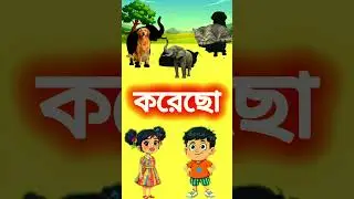 প্রাণীর ছায়া অনুমান করো 🤩 Guess the Animal Shadow 🐾 #shorts