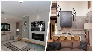 75 Affordable Living Space With A Concrete Fireplace Design Ideas You'll Love 🔴