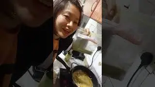 Mushroom pizza egg cook in cow ghee...