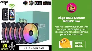 Aigo AR12 120mm RGB PC fan