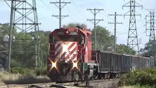 CP 473 plus three way meet between work train, 674 and 475 October 17, 2019