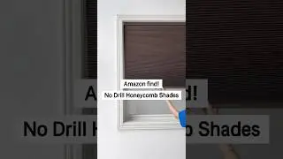 ✨Amazon find ✨no-drill cellular shades