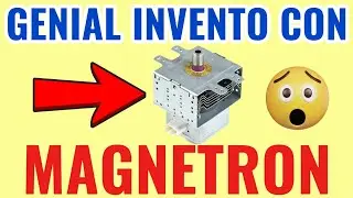 ✅️GENIAL INVENTO CON MAGNETRON DE MICROONDAS 😲